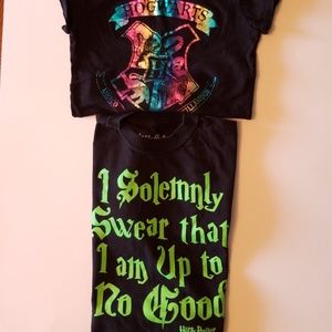 2 Harry Potter shirts